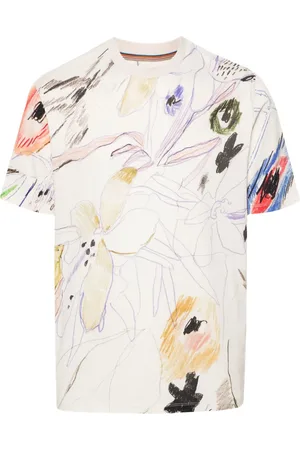 Paul Smith T-shirt en coton à imprimé botanique