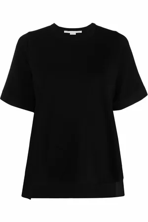Stella McCartney T-shirt Strong Silhouette à manches courtes