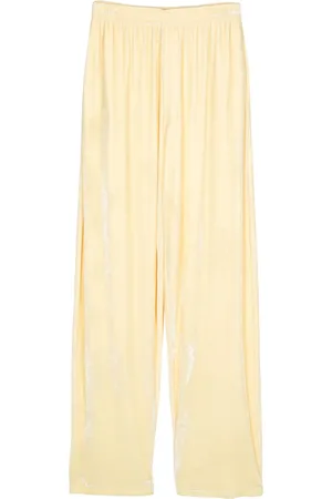 Balenciaga Pantalon en velours à coupe droite