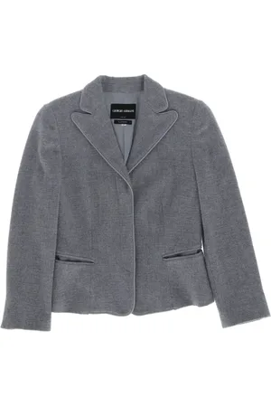 Giorgio Armani Blazer en cachemire à simple boutonnage (2000)