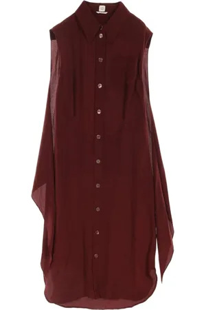 Hermès Robe-chemise en soie (années 2010)