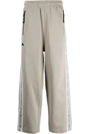 Izzue Pantalon de jogging en coton mélangé à patch logo