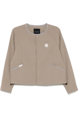 AGNÈS B. Veste en cuir boutonnée