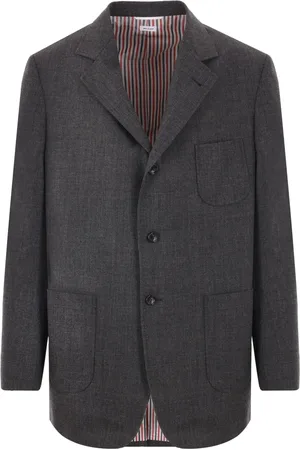 Thom Browne Blazer en laine à simple boutonnage
