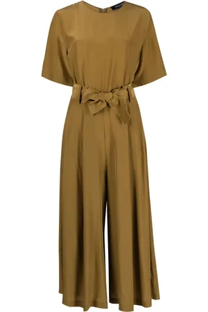 Fabiana Filippi Combinaison crop à taille ceinturée