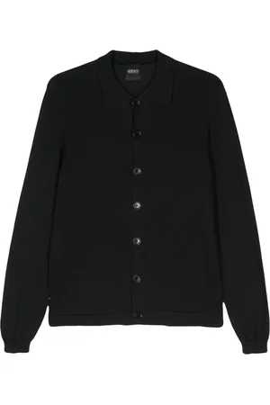 VERSACE Cardigan nervuré (années 2000)
