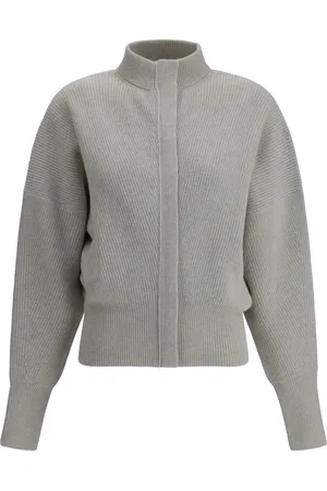 Sa Su Phi Cardigan nervuré à col montant