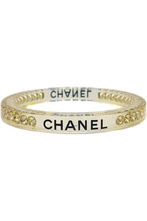 CHANEL Bracelet jonc serti de strass (2005)