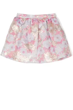 HUCKLEBONES LONDON Jupe plissée à fleurs
