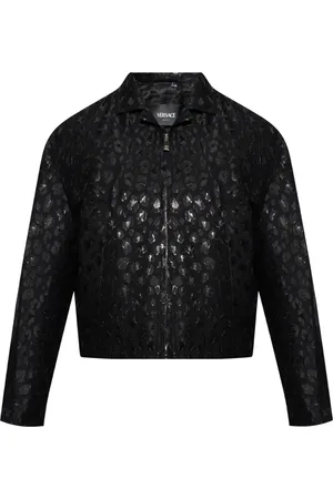 VERSACE Veste à motif léopard