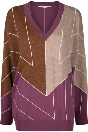 Stella McCartney Pull à motif géométrique en jacquard