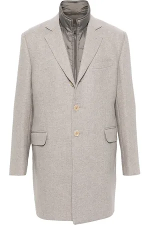 FAY Manteau à design superposé