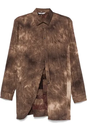 CHIAHUNG SU Chemise à imprimé tie dye