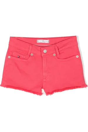 Tommy Hilfiger Short en jean à ourlet frangé