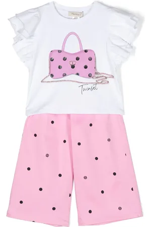 Twin-Set Ensemble-pantalon à pois