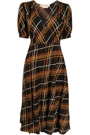Marni Robe mi-longue à rayures