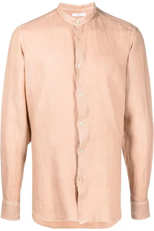 Boglioli Chemise en lin à manches longues