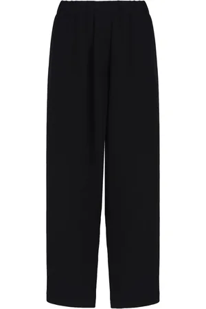 Giorgio Armani Pantalon droit à taille élastiquée