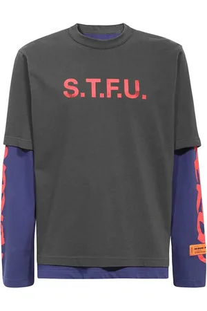 Heron Preston T-shirt en coton à imprimé graphique