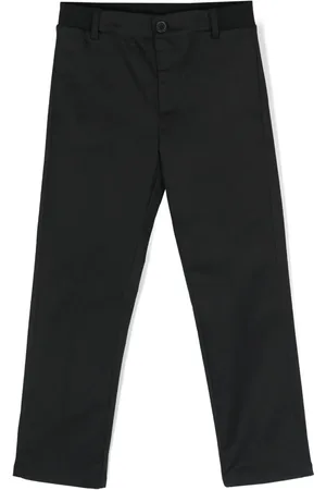 Moschino Pantalon en coton à coupe droite