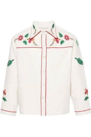BODE Chemise Kilburn à fleurs brodées