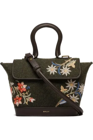 Bally Sac à bandoulière à broderies Alpine Flower