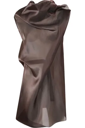 Issey Miyake Robe longue à design drapé