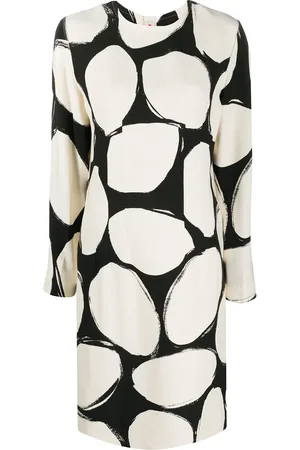 Marni Robe droite à motif géométrique