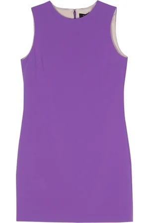 THEORY Robe courte en crêpe