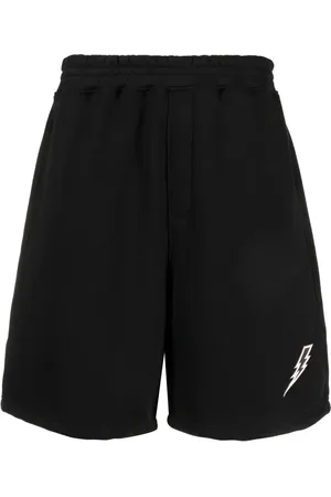 Neil Barrett Short de sport à motif Thunderbolt brodé
