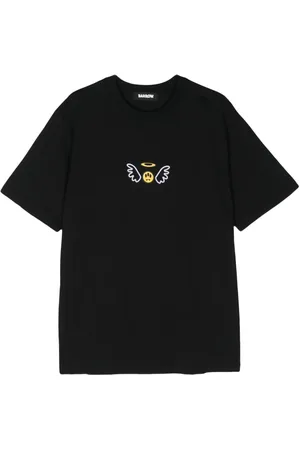 BARROW T-shirt en coton à logo floqué