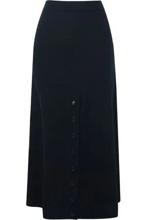 PORTS 1961 Jupe mi-longue à boutonnière