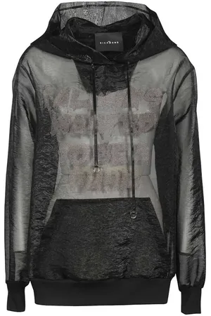 John Richmond Hoodie à effet de transparence