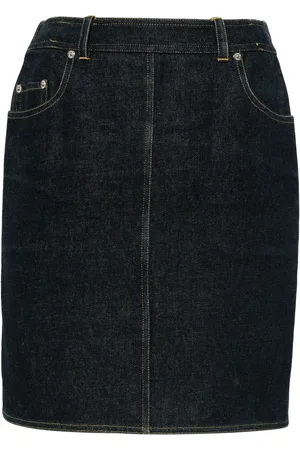 CHANEL Jupe en jean (1990-2000)