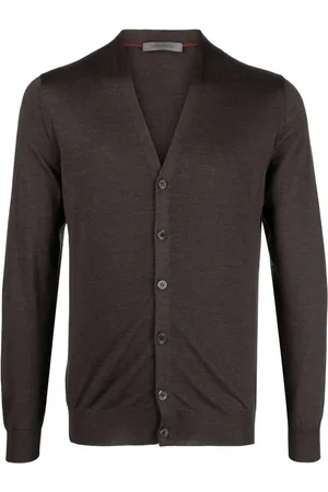 corneliani Cardigan en maille fine à col v