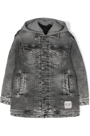 Nº21 Veste en jean à capuche