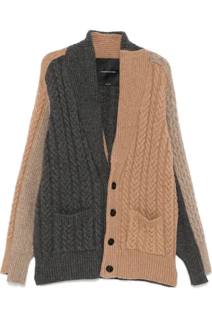 Federico Cina Cardigan à design colour block