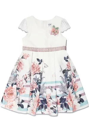 IAME Robe strassée à fleurs