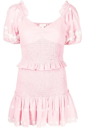 LOVESHACKFANCY Robe Jarraj à fronces