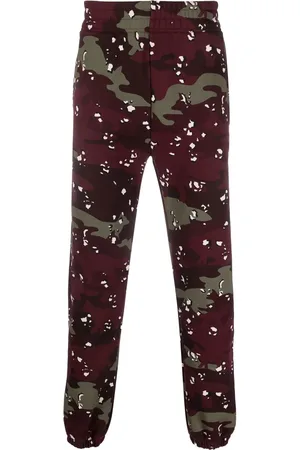 Maison Kitsuné Pantalon de jogging à imprimé camouflage