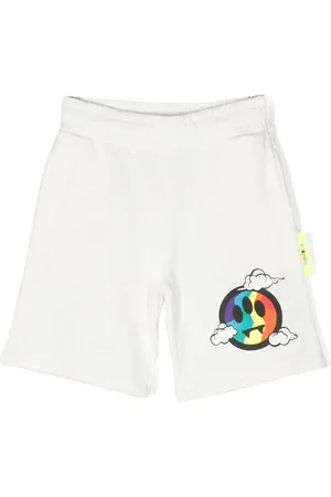BARROW Short en coton à logo imprimé