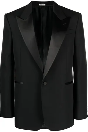 Alexander McQueen Blazer à simple boutonnage