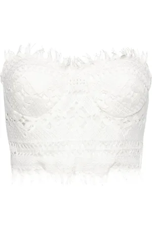 ERMANNO SCERVINO Blouse crop en crochet