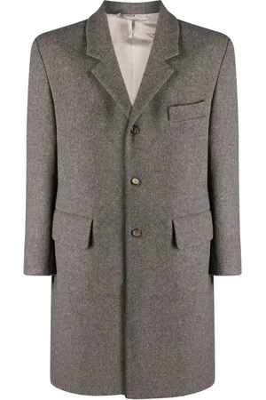 RIER Manteau en laine à simple boutonnage
