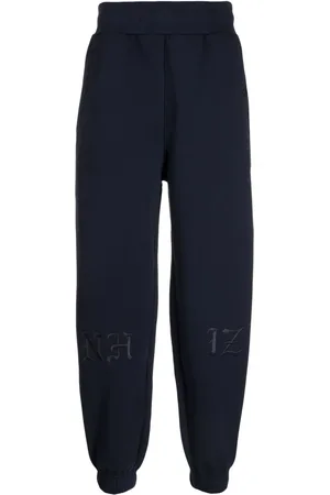 Izzue Pantalon de jogging en jersey à logo brodé