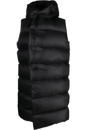 Rick Owens Gilet matelassé Liner à capuche