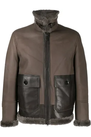 BRIONI Veste à empiècements texturés