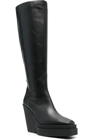 Gia Borghini Bottes en cuir 120 mm