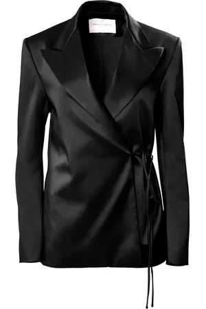 Carolina Herrera Blazer portefeuille en satin