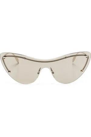 Alexander McQueen Lunettes de soleil à détails de clous